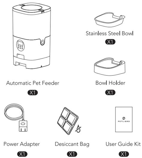 PETLIBRO PLAF002 Automatic Pet Feeder User Manual