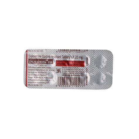 Duloxin 20 Tablet | Uses, Side Effects, Price | Apollo Pharmacy