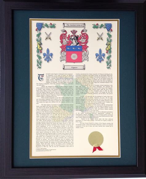 Roberts Family Crest French Canadian