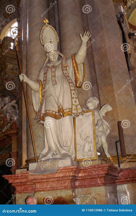 Sculpture in the Interior in St. Vitus Cathedral Stock Photo - Image of complex, vitus: 110013986