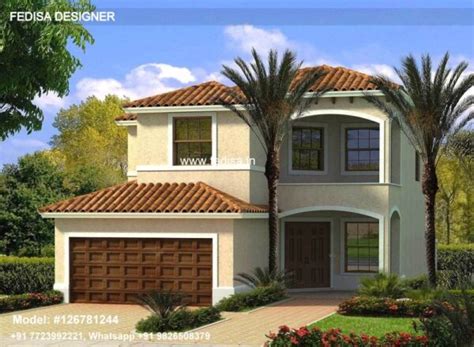 Double Bedroom House Plan Manor Hall Exterior Paint Green Colour House ...