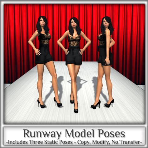 Second Life Marketplace - Magnifique - Runway Model Poses (Single Poses)