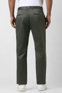 PETER ENGLAND Regular Fit Men Grey Trousers - Buy PETER ENGLAND Regular ...