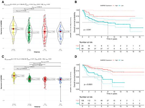 High Expression of GABAA Receptor β Subunit Genes Is Associated with ...