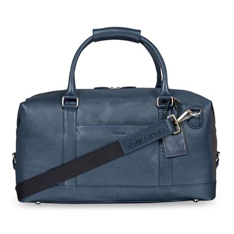 Large Duffel Bag - Navy Blue – Mai Soli