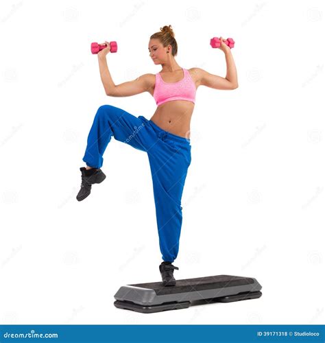 Image result for Step Exercise with Weights