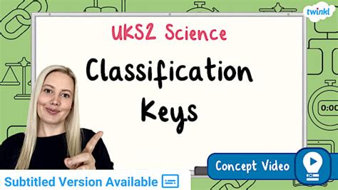 Classification Keys | UKS2 Science Concept Video
