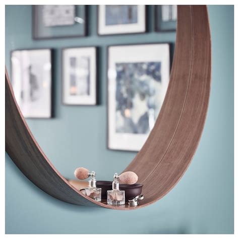 STOCKHOLM mirror, walnut veneer, 60 cm (235/8") - IKEA