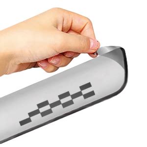 FABTEC Car Door Foot Step LED Sill Plate with Mirror Finish LED Car ...