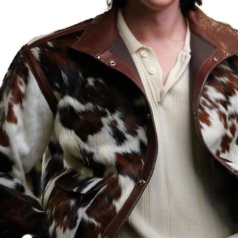 Men's Cowboy Jacket Genuine Cow Skin Leather – The Jacket Makerss