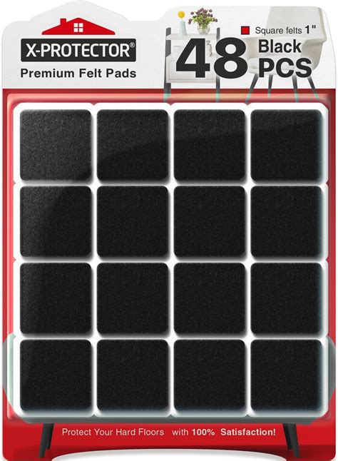 Felt Furniture Pads, Floor Protectors for Furniture Legs - 5mm Thick ...