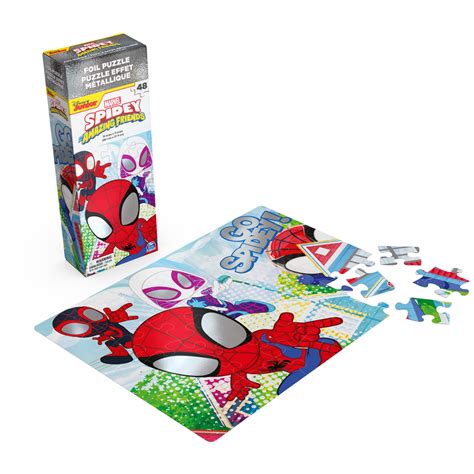 Buy Marvel, Spidey and his Amazing Friends Game & Foil Puzzle, for Kids ...