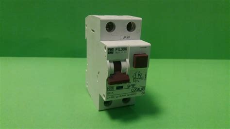 Wyłącznik różnicowoprądowy FIL300-20/1P+N/C/003 • Cena, Opinie - Allegro