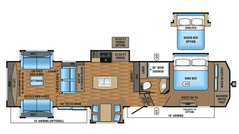 Trending 2 Bedroom 5Th Wheel Floor Plans You’ll Love
