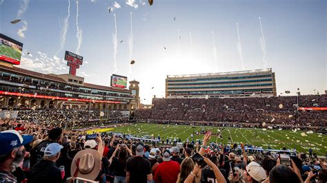 Texas Tech Fined $25K After Fans Threw Tortillas on Field During Win ...