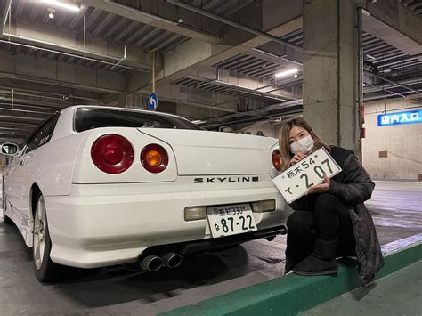 R34 Skyline | Jdm girls, Car girls, Japanese cars
