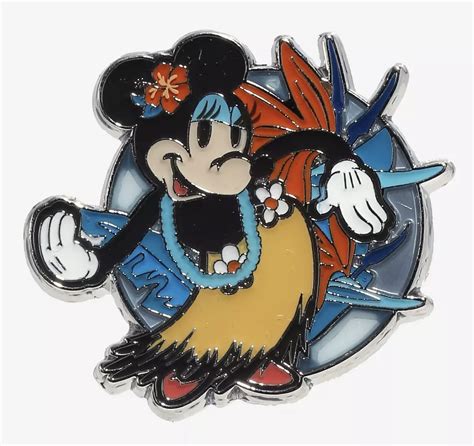 Minnie Mouse Butterfly & Floral Hula Disney Pins at BoxLunch - Disney ...