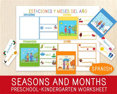 Seasons In Spanish And Months