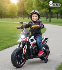 PANDA BABY PRODUCTS Electric Ride-On Bike for Kids – Sport Edition with ...