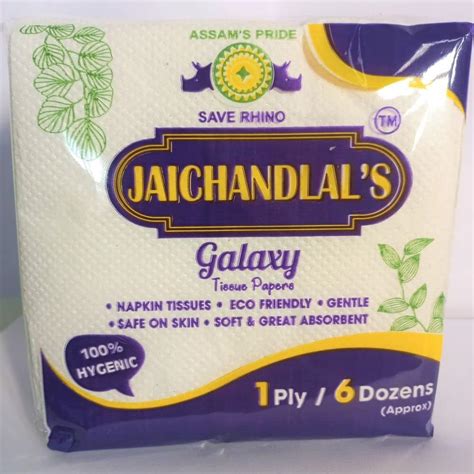 Origami 1 Ply Tissue Paper Napkins - Pack of 6 (100 Pulls Per Pack, 600 ...