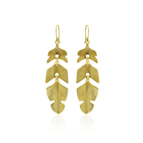 Abstract Leaf Hook Earrings – OnetabyDSG