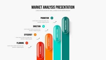 Enterprise showcase four option diagram slide design | Premium Vector