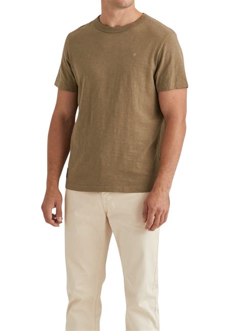 Morris Stockholm Watson Slub Tee - Oliven | Follestad