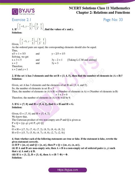 Image result for Relation and Function Class 11 Worksheet