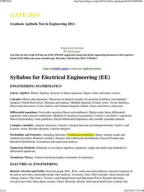 Image result for Electronics Gate Syllabus
