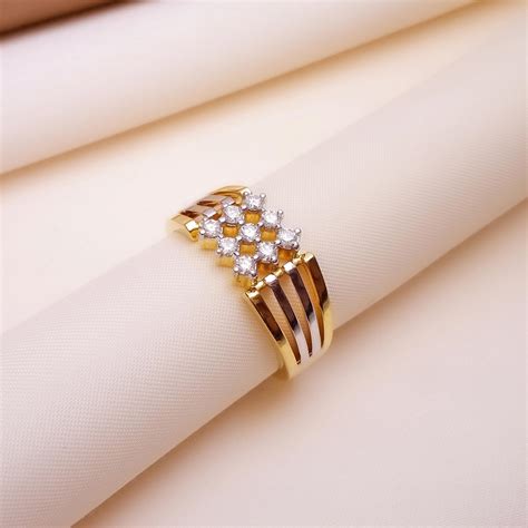 Buy Monarch Men's Diamond Ring 18 KT yellow gold (5.416 gm). | Online ...