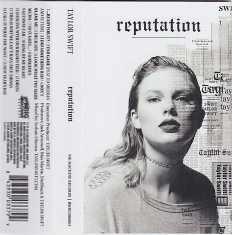 Taylor Swift - Reputation (Cassette, Album, Limited Edition) | Discogs
