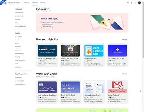 Chrome Web Store 的图像结果