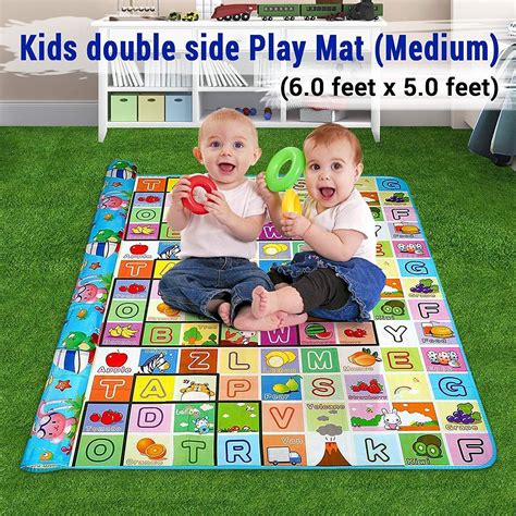 Skylofts Waterproof Double Side Baby Play Crawl Floor Mat for Kids ...