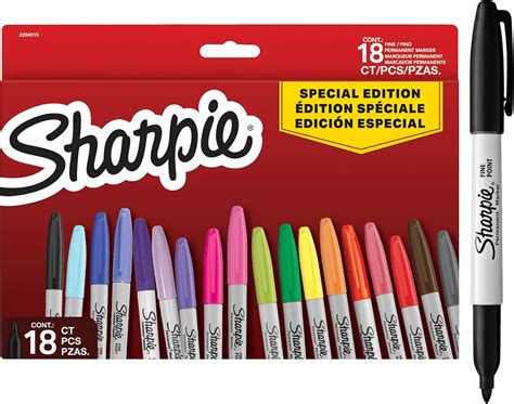 Sharpie Permanent Marker Set | Limited Edition Colour Assortment | Fine ...