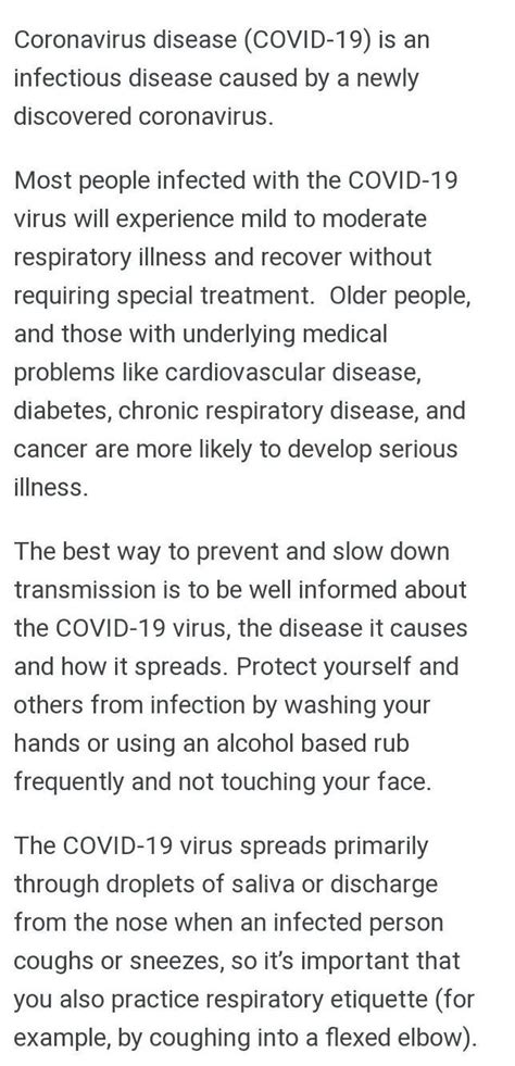 paragraph on corona virus a challenge to humanity - Brainly.in