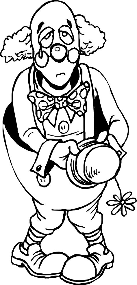 Clown Coloring Page Coloring Pages