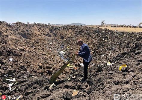 埃塞航空空难原因：波音737MAX8机型客机坠毁现场图片_奇象网