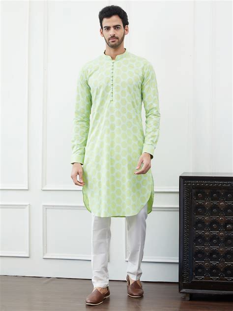 Elevate Your Ethnic Style: Embroidered Pure Cotton Straight Kurta with ...