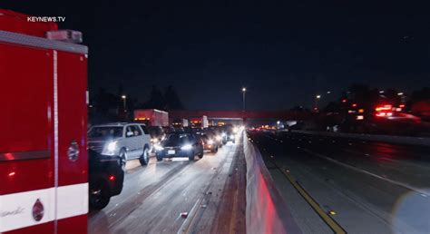 Alcohol suspected in fatal 10-car crash on 10 Freeway in California