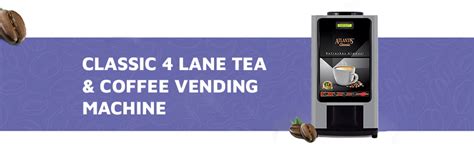 ATLANTIS Cafe Classic 4 Lane Tea Coffee Machine - 3 Liters Hot Tank ...