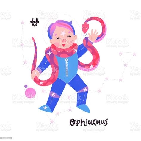Ophiuchus Astrology Sign Stock Illustration - Download Image Now ...