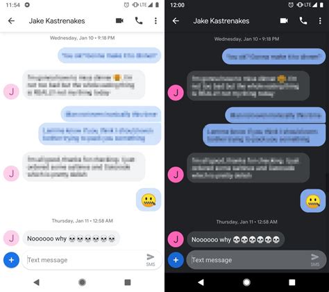 Android Messages: Dark Mode wurde wieder entfernt
