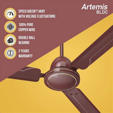 HAVELLS Glaze BLDC with 2 Year Warranty BLDC Motor with Remote 1200 mm ...