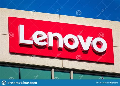 Lenovo Campus Building Facade and Exterior in Silicon Valley. Lenovo ...