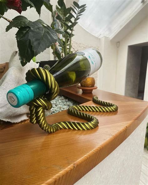 3D print STYLISH ROPE WINE HOLDER (bottle holder) • made with Ender 3 ...