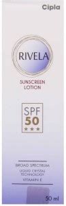 Rivela Sunscreen - SPF 50+++ PA+++ Sunscreen Lotion Spf 50+ 50mL ...