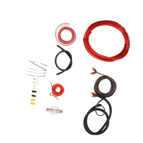 KCHOICE® Car Amplifier Wiring Kit, Professional High Conductivity Low ...