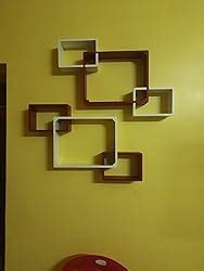 Santosha Decor MDF Wood Wall Decoration Shelf Rack,Painted Finish (Set ...