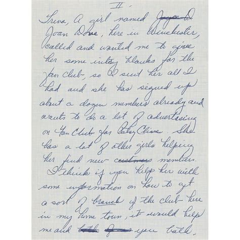 Image result for Patsy Cline Letters