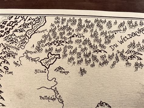 Map of Alagaesia From Eragon: Aged Handmade Hand Drawn - Etsy Canada